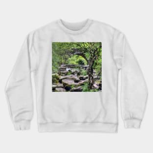 Two Bridges at Dartmeet Devon Crewneck Sweatshirt